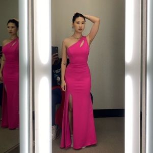 Aqua fuschia dress size 0